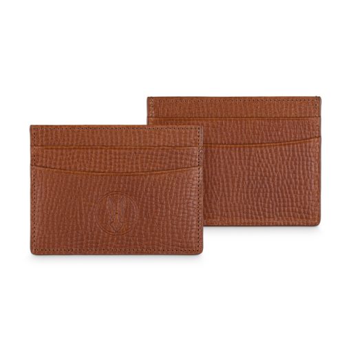 Cardholder Fenek Marron Claire Rustique Vorder- und Rückansicht